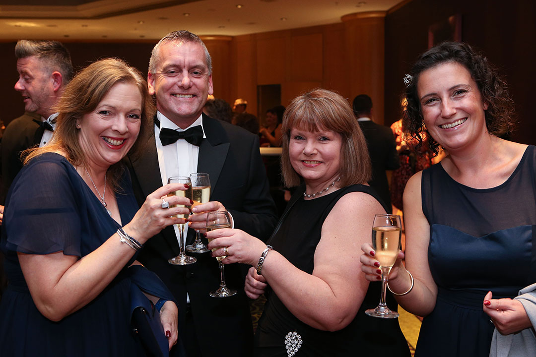 The Fred. Olsen team enjoying the Group Leisure Awards afer party